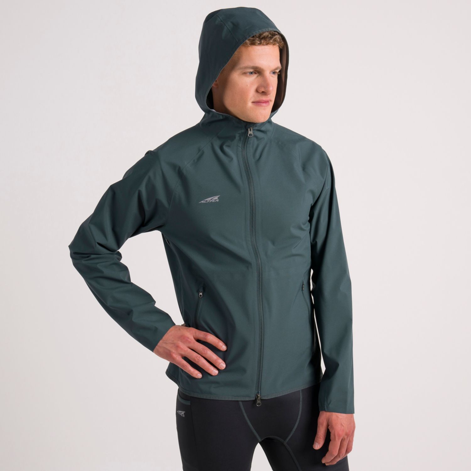 Chaqueta Para Correr Altra Waterproof Hombre Verde Oscuro | Costa Rica-61534909